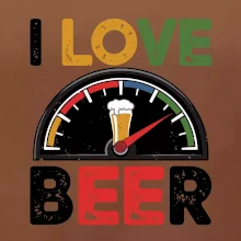 I love beer - palivoměr