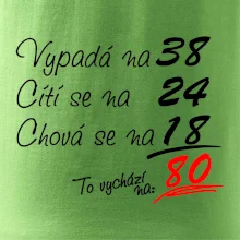 Vypadá, cítí se, chová se - 80 let