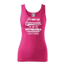 Je těžké být princezna - motorkářka Je těžké být princezna - motorkářka