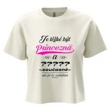 Je těžké být princezna - vlastní nápis