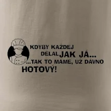 Kuchař - kdyby každej dělal jak já, tak to máme už dávno hotový