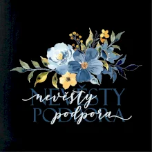 Nevěsty podpora květy modré