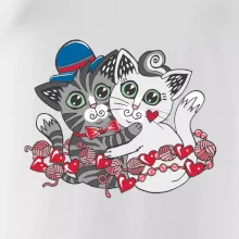 Kočky v objetí (Pecka design)