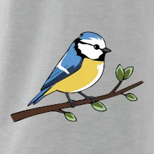 Sýkorka modřinka na větvi