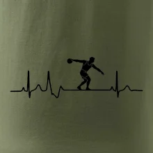EKG hod diskem
