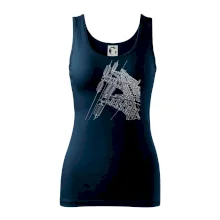 Nákres stožáru vysokého napětí