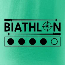 Biathlon terč a hůlky