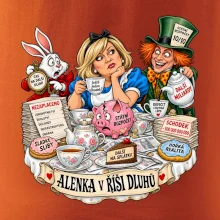 Alenka v říši dluhů čajový dýchánek státního rozpočtu