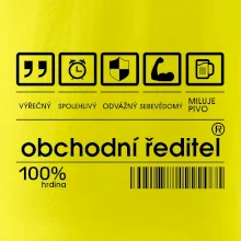 Čárový kód - Obchodní ředitel