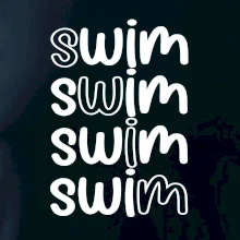 Swim nápis