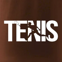 Tenis nápis silueta
