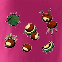 Kaštanová zvířátka - obdelník