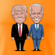 Trump a Biden - velký kamarádi