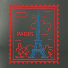 Paříž známka jednoduchá