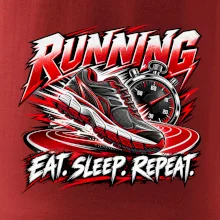 Běžecká bota se stopkami eat sleep repeat