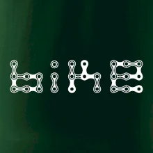 Bike nápis řetěz