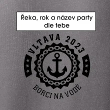 Na vodu - kotva (vlastní nápis)