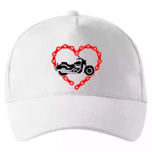 Moto srdce řetěz - chopper