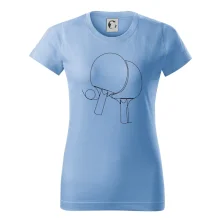 Pálky na stolní tenis jedním tahem