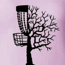 Disc golf pozor strom