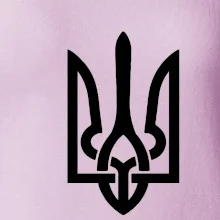 Ukrajina trojzubec velký