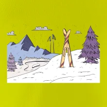 Panorama lyžování