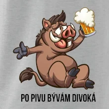 Po pivu bývám divoká