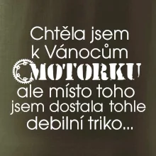 Chtěla jsem dostat motorku - Vánoce