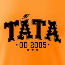Táta od roku - sportovní nápis (váš ročník)