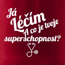 Já léčím - tvoje superschopnost? Šikmý nápis