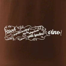 Život je příliš krátký - lahev