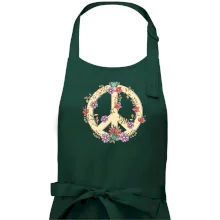 Peace symbol pískový