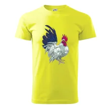 Kohout kreslený bílý