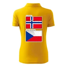 Norská a česká vlajka