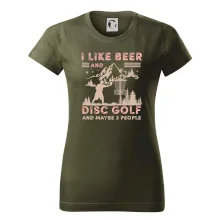 I like beer and disc golf