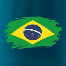 Brazílie vlajka štětkou