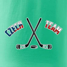 Czech team - hokejky a puk