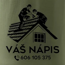 Tričko pro pokrývače - Dva dělníci