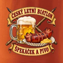 Český letní biatlon špekáček a pivo