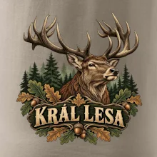 Král lesa majestátní jelen s parožím