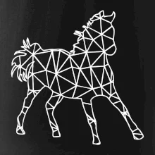 Geometrie - kůň jednobarevná