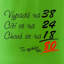 Vypadá, cítí se, chová se - 80 let