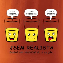 Jsem realista - skleničky (Hana-creative)