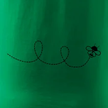 Dráha letu včely - smyčka