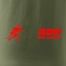 Hasičský sport SDH + váš název ČERVENÁ