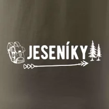 Jeseníky nápis