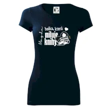 Černobílá holka, která miluje knihy - Vaše jméno