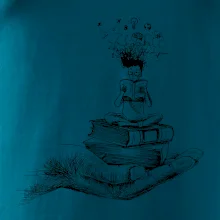 Čtenář - ruka kreslená