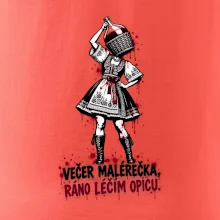 Streetart - Večer malérečka, ráno léčím opicu