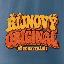 Říjnový originál už se nevyrábí retro nápis